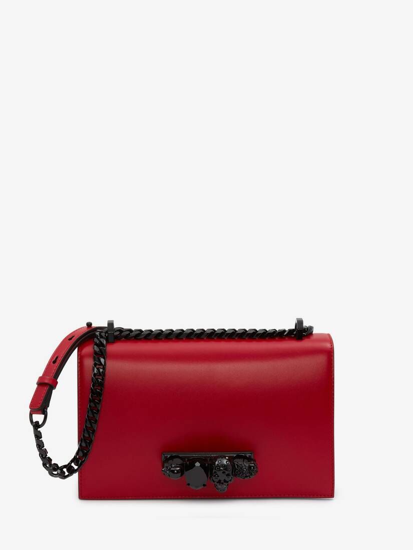 Bolsas De Hombro Alexander McQueen Jewelled Satchel Mujer - Rojos - Mexico 835-FSPGZX